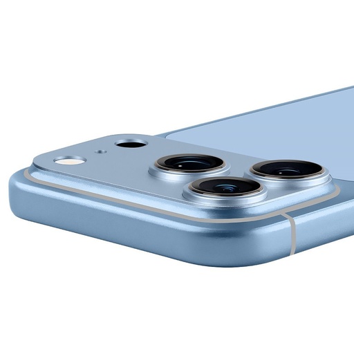 Apple iPhone 18 Pro HÜLLE:ME Camera Lens Glass kamera sziget Schutzglas (Hellblau)
