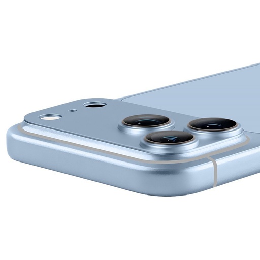Apple iPhone 18 Pro Max HÜLLE:ME Camera Lens Glass kamera sziget Schutzglas (Hellblau)