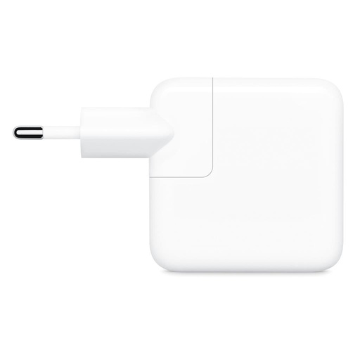 Apple duplatportos USB-C Netz- Schnellladegerät (Weiß) - 35W (MW2K3)