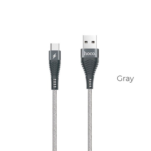 Hoco U32 type-C Kabel (strapazierfähig), grau