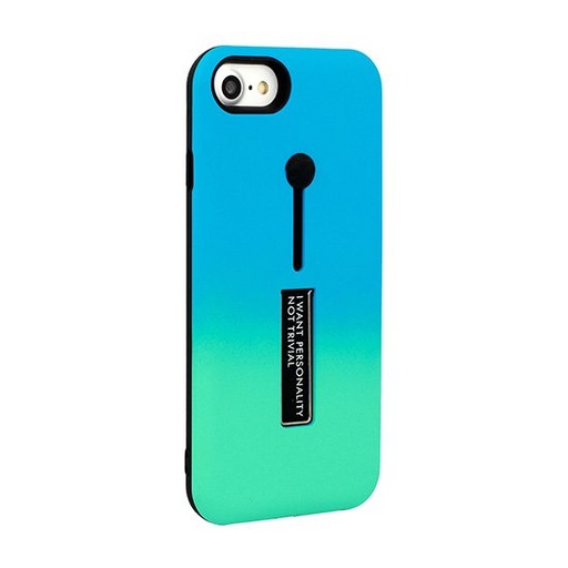 Huawei P20 Lite ring finger stand Backcover, (blau - mint)