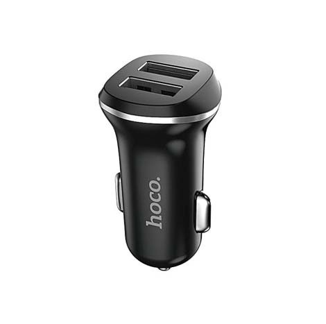 Hoco Z1 2.1A Auto- Ladegerät 2xUSB port, Schwarz