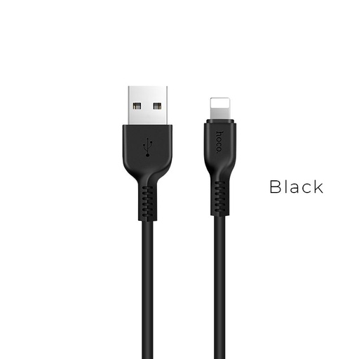 Hoco X13 lightning Kabel, 2A, 1m, schwarz