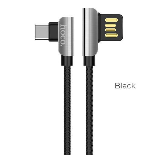 Hoco U42 type-C Kabel (L förmig), schwarz