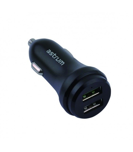 Astrum CC300 Auto- Ladegerät (2xUSB port), QC 3.0, schwarz