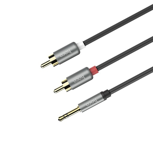 Hoco UPA10 RCA Adapter, metallgrau