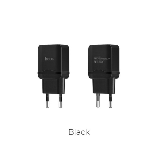Hoco C22A Netz- Ladegerät, 5V 2,4A, schwarz
