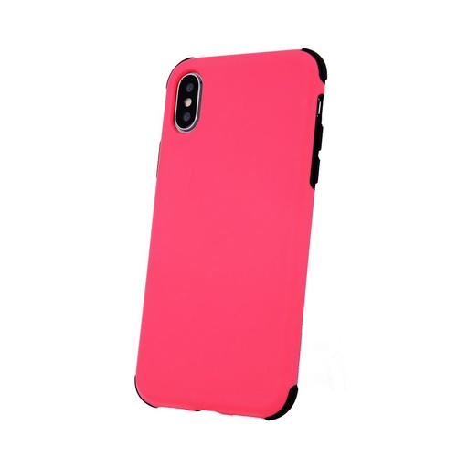 Apple iPhone XR defender rubber stoßfest Backcover (Rosa)
