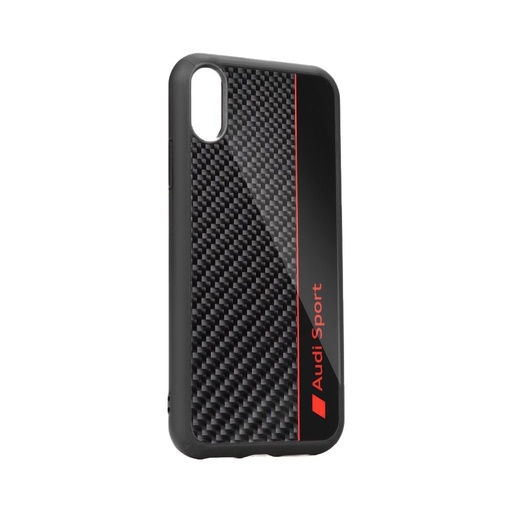 Apple iPhone 7/ 8/ SE 2020/ SE 2022 AUDI carbon fibre Premium Backcover (Schwarz) - AUS-TPUPCIP8-R8/D1-BK