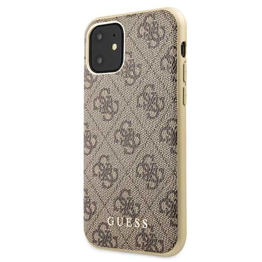 Apple iPhone 11 Guess 4G Hülle – Collection (Braun) - GUHCN61G4GB