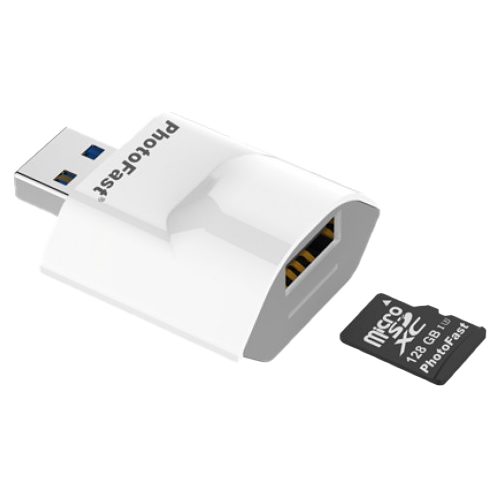 Photofast iOS microSD erweiterbar Photocube smart Datensicherung, Weiß