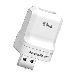 Photofast iOS 64GB Photocube smart Datensicherung, Weiß