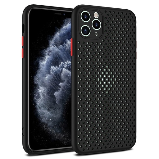 Apple iPhone 11 (6,1") breath atmungsaktiv Backcover, schwarz