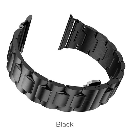 Hoco Apple Watch Series1/2/3/4/5 WB03 Grand steel strap(40mm), schwarz