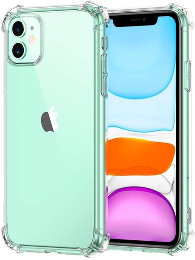 Apple iPhone 11 anti shock 0,5 mm stoßfest Backcover (Transparent)