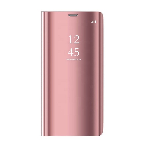 Xiaomi Redmi Note 8 Pro Transparent view Klapphülle (Rosa)