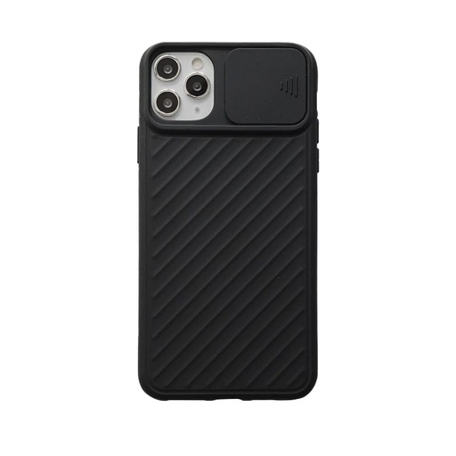 Apple iPhone 7 / iPhone 8 / iPhone SE 2020 / iPhone SE 2022 kamera mit Schutz Silikon Backcover (Schwarz)
