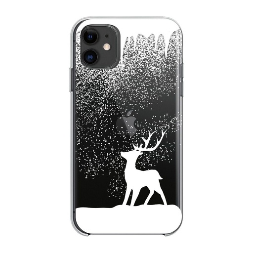 Apple iPhone 7 / iPhone 8 / iPhone SE 2020 / iPhone SE 2022 Winter Silikon Backcover (Reindeer (Transparent))