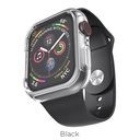 Hoco Apple Watch Series1/2/3/4/5(38/40mm) WB09 Ice crystal TPU szíj, Fekete