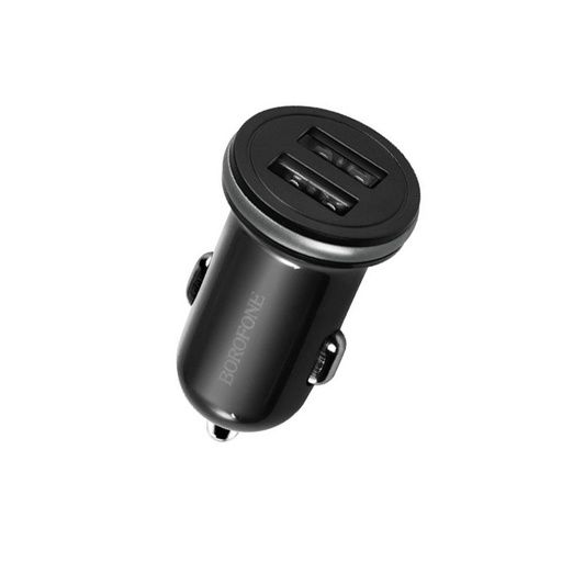 Borofone BZ5 Auto- Ladegerät (2xUSB port), 5V 2,1A, schwarz