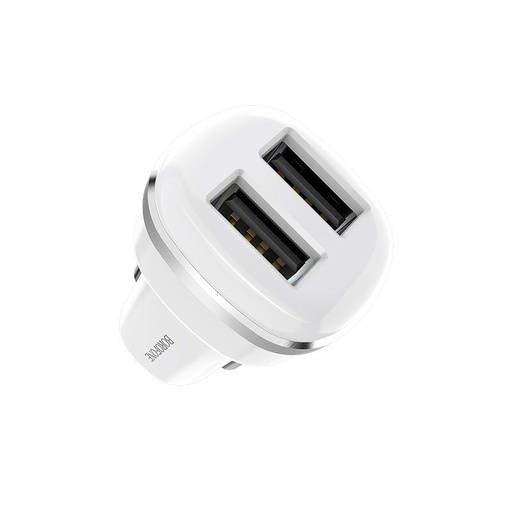 Borofone BZ13 Auto- Ladegerät (2xUSB port), 5V 2,4A, weiß