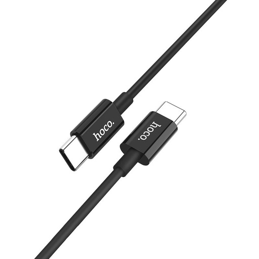 Hoco X23 type-C Kabel (PD Schnellladegerät), 1A, TPE, 1m, schwarz