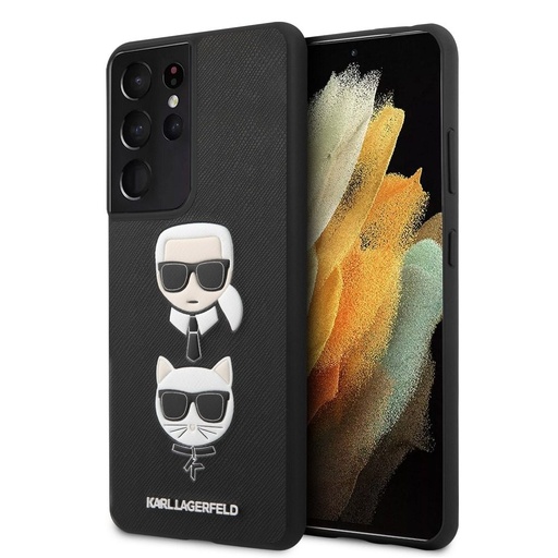 Samsung Galaxy S21 Ultra Karl Lagerfeld Original Hülle (Schwarz) – KLHCS21LSAKICKCBK
