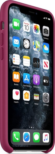Apple iPhone 11 Pro (5,8") silicone Original- Backcover, Granatapfel - MXM62ZM/A