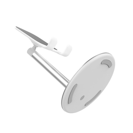 Hoco PH15 Tisch- Handy- und Tablet-Halterung Ständer, Aluminium Legierung, silber