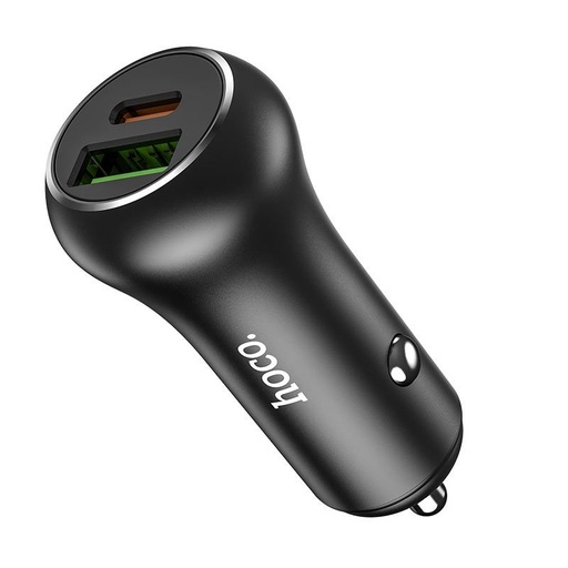 Hoco Z38 Auto- Schnellladegerät (PD + QC Laden), QC 3.0, 38W, schwarz