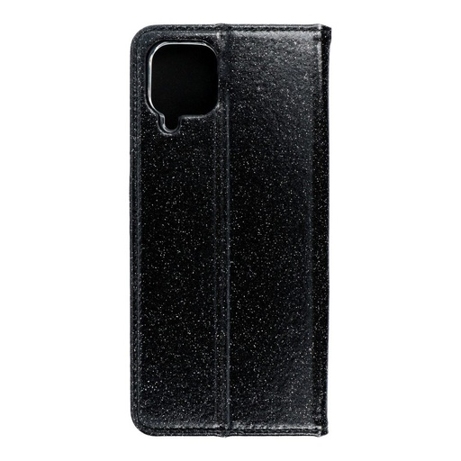 Samsung Galaxy A12 Forcell Shining Klapphülle, (Schwarz)