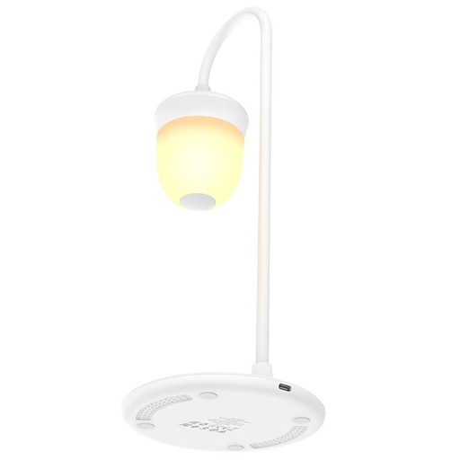 Borofone BQ8 kabellos Ladegerät, Tisch- Lampe, 10W, weiß