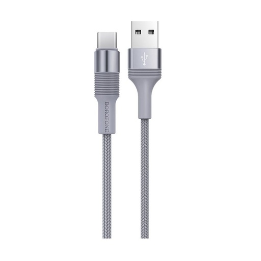 Borofone BX21 type-C Kabel, 2.4A 1M, grau