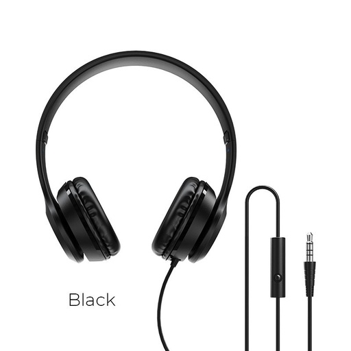 Borofone BO5 headset (jack 3,5mm), schwarz
