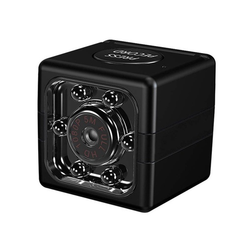 Mini Webcam / Spy Camera Webcam, FullHD 1080p 30fps, Windows, Linux, MacOS kompatibel, USB, FX01, schwarz