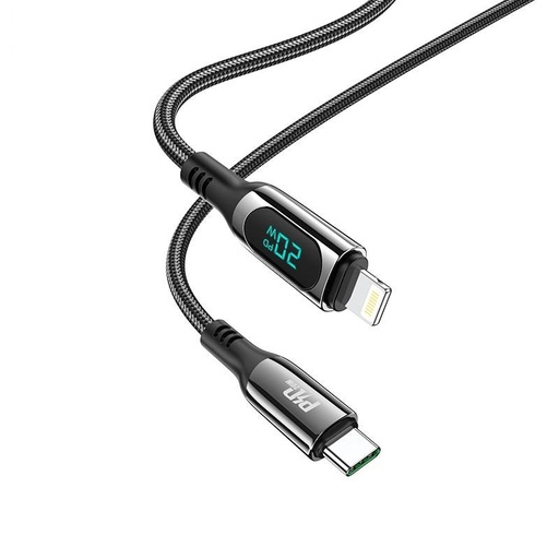 Hoco S51 lightning Kabel (PD Schnellladegerät), schwarz