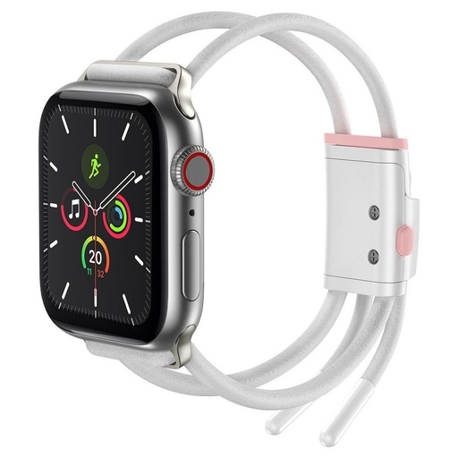 Apple Watch 6 44mm Baseus Sportarmband, weiß - rosa - LBAPWA4-B24