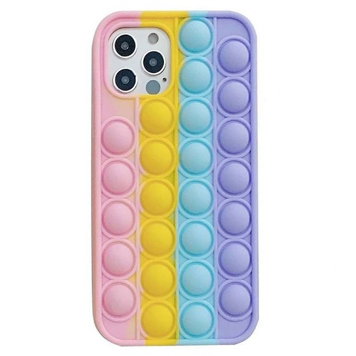 Samsung Galaxy A52 4G/A52 5G/A52s 5G push bubble Backcover (pink-gelb-blau-lila)