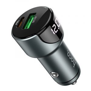 Hoco Z42 Auto- Schnellladegerät (PD + QC Laden), QC3.0 18W, PD 20W, schwarz