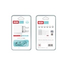 XO L65 2.4A töltő (Fehér) – dupla USB csatlakozó, Lightning kábellel