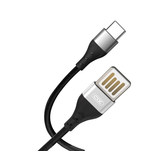 XO NB188 Lightning Datenkabel (Grau) – 1 m, 2.4A, doppelseitig USB Anschluss