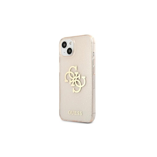 Apple iPhone 13 mini Guess TPU Big 4G Full Glitter Hülle (Gold) – GUHCP13SPCUGL4GGO