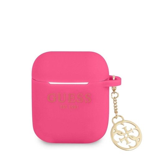 AirPods 1/2 Guess 4G Charms Hülle (Rosa) - GUA2LSC4EF