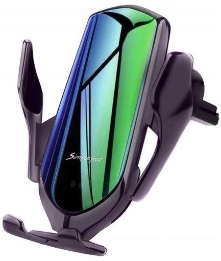 R1 Autohalterung (für Lüftungsgitter), kabellos Autohalterung/Ladegerät automatisch Klemme intelligent mit Sensor (10W), lila