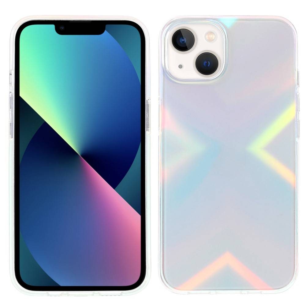 Apple iPhone 13 Kingxbar streamer hátlap tok (multicolor triangle)