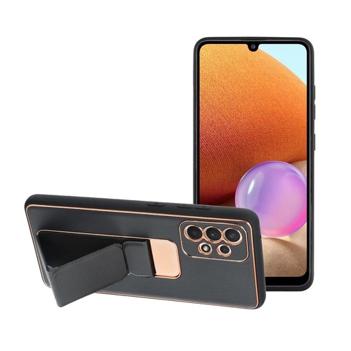 Samsung Galaxy A52 4G/A52 5G/A52s 5G Leder Schutzhülle ausziehbar mit Ständer, magnetisch Autohalterung kompatibel (Schwarz)