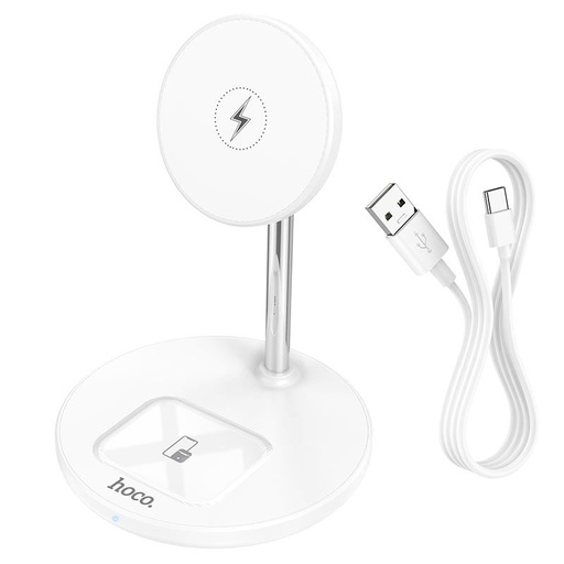 Hoco S23 kabellos Ladegerät, 5W/7.5W/10W/15W magnetisch kabellos Ladegerät Halterung, gyors kabellos Ladeständer Qi-komp