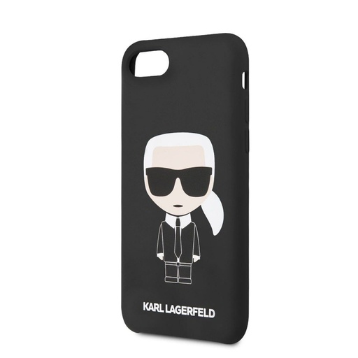 Apple iPhone 7 / iPhone 8 / iPhone SE 2020 / iPhone SE 2022 Karl Lagerfeld Full Body pro Hülle (Schwarz - KLHCI8SLFKBK)
