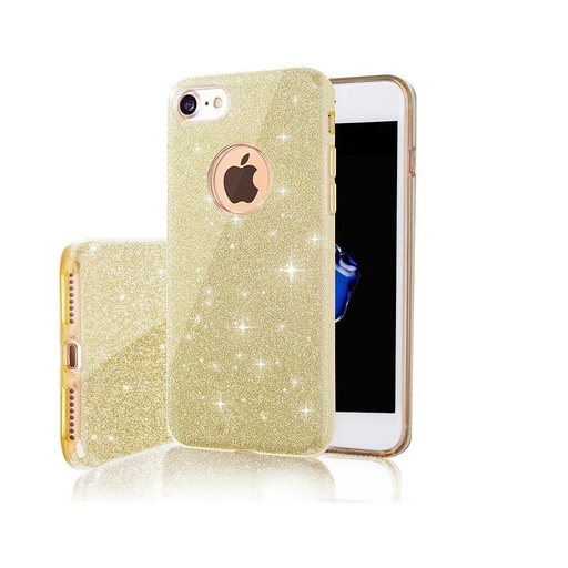 Xiaomi Redmi 10 / Redmi 10 2022 glitter 3in1 Backcover (Gold)