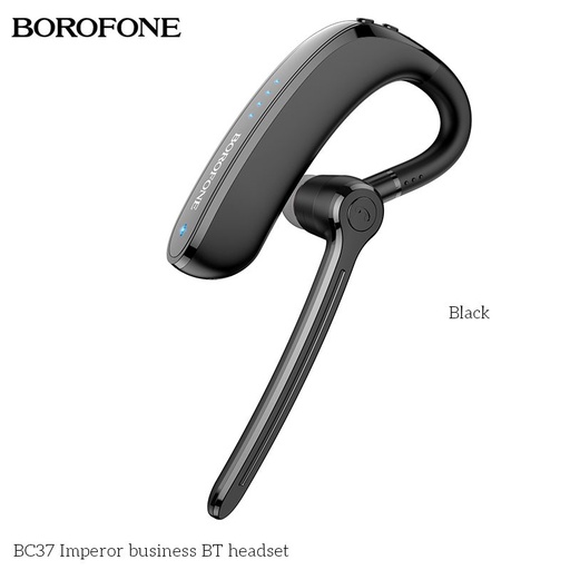 Borofone BC37 bluetooth headset, BT v5.0, 150 mAh Akku 20 Stunden- Anruf/Musik und 200 Uhr Standby- Zeit, schwarz